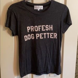 Wildfox “Profesh Dog Petter” Tee